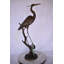 Fontaine en bronze Aubin Great Blue Heron