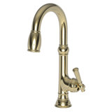 Jacobean Single Handle Pull Down Bar Faucet