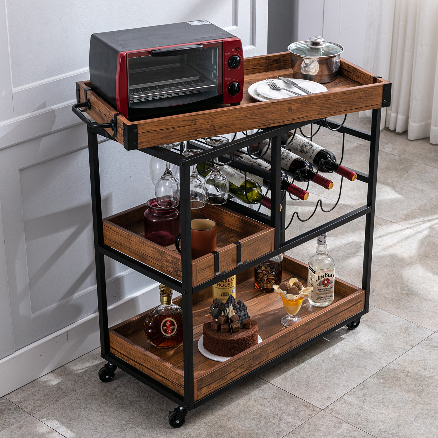 https://assets.wfcdn.com/im/18075117/compr-r85/2017/201753445/necie-mobile-wine-cart-with-12-bottles-and-lockable-wheels-3-tiers-shelves-with-top-movable-tray.jpg