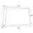 10 in. H Cotton Rectangle Lamp Shade