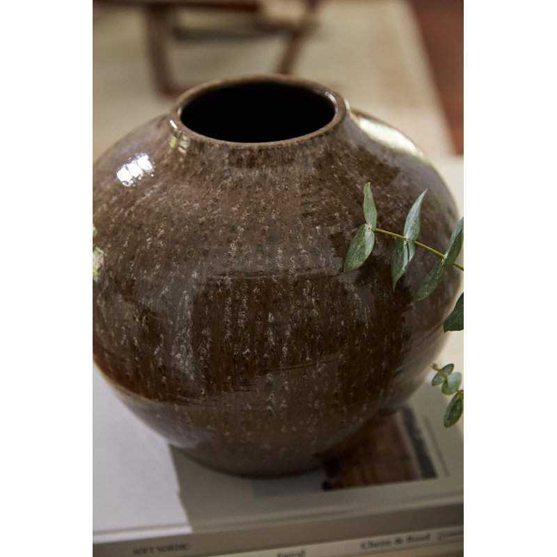 Preveli Vase, 6.50" H x 7" W x 7" D