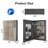 Wimer 30" Single Bathroom Vanity Set With Resin Sink Top, 20" Medicine Cabinet With Mirrors, Faucet And Drain-728611234