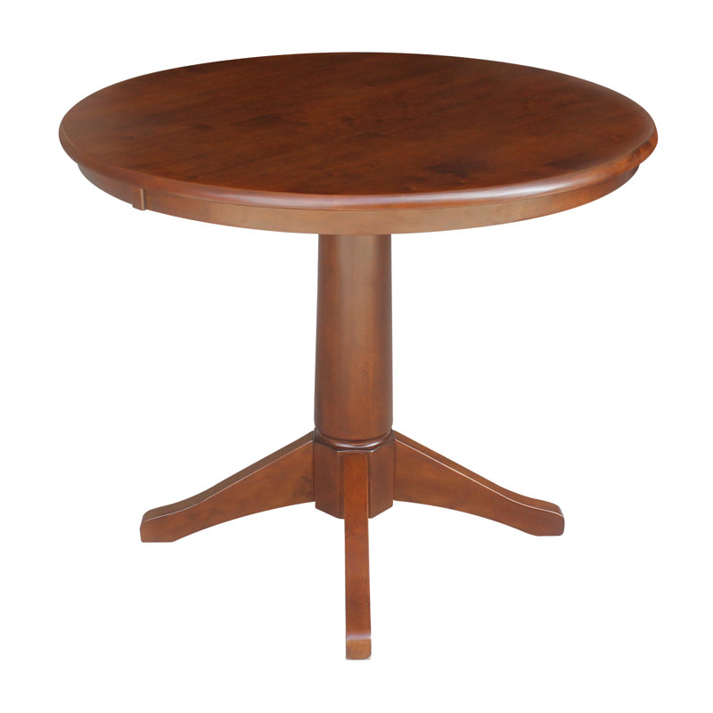 Table de salle à manger Imilia, Espresso, H 29,9 po x L 36 po x l 36 po