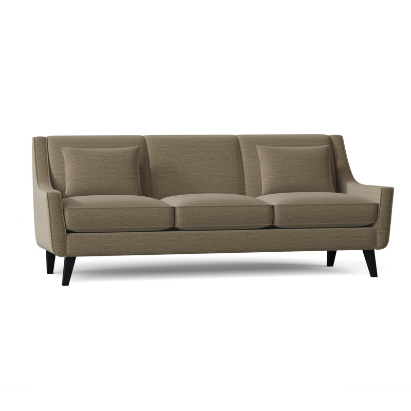 Canapé à accoudoirs évasés 85 po avec coussins réversibles Gros 85 po, Vibe Haze chenille