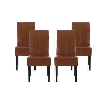 Danielle Faux Leather Upholstered Side Chairs