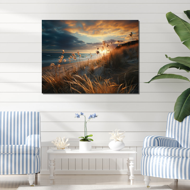 Golden Sands A Envoûtant VII sur toile, H 24 po x l 32 po, Toile tendue