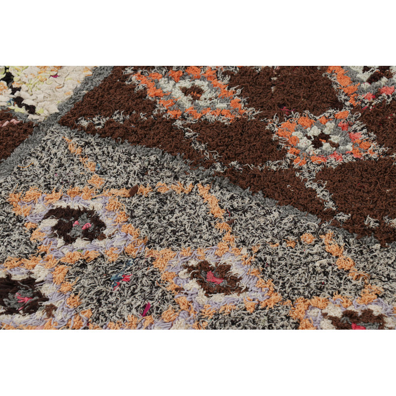Hand Knotted Wool Geometric Area Rug