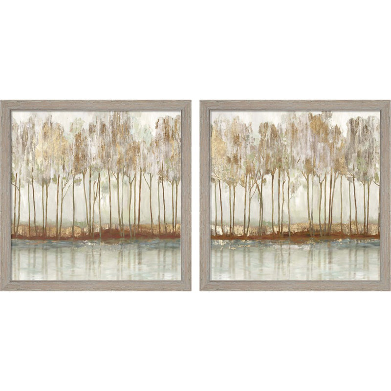 «Lynn Peak» par Allison Pearce, art encadré (ensemble de 2)