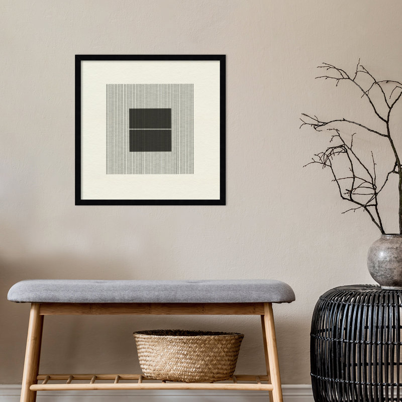 Honoring Matisse Warm by The MIUUS STUDIO, Black, 21" H x 21" W x 1" D