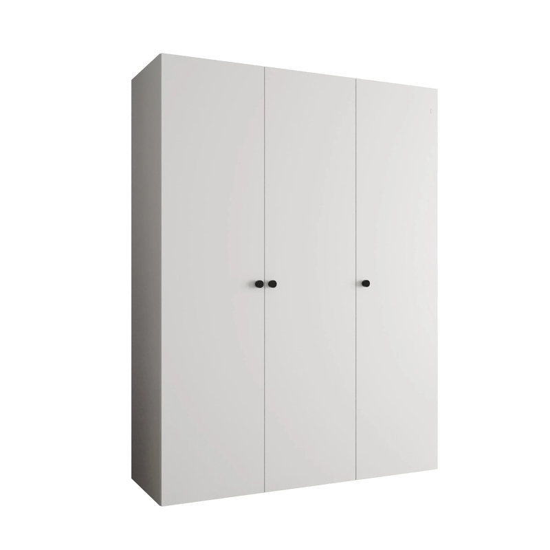 Manufactured Wood Wardrobe, White