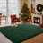 Solid Rug Soft Fluffy Green Indoor Area Rug for Living Room Bedroom Nursery Kids Room-805677154-835077178