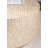 Denn Drum Modern Shell Finish  Coffee Table