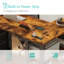 Bureau d'ordinateur en L avec tiroirs et tablettes de rangement Cheshire Outlets-1421181445-1417777655