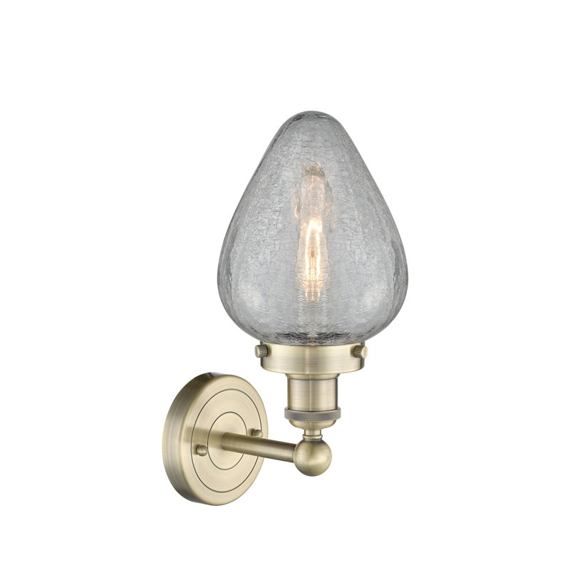 Carbonville Armed Sconce, Antique Brass