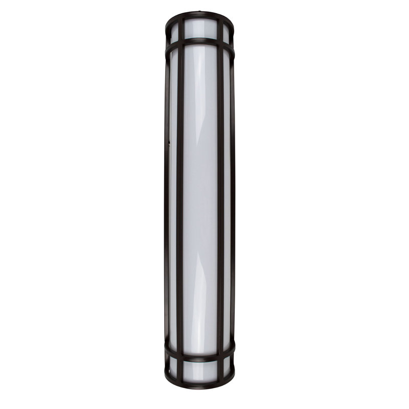 Luminaire à cloison d'extérieur à DEL Fay, H 30 po x l 6,25 po x P 4 po