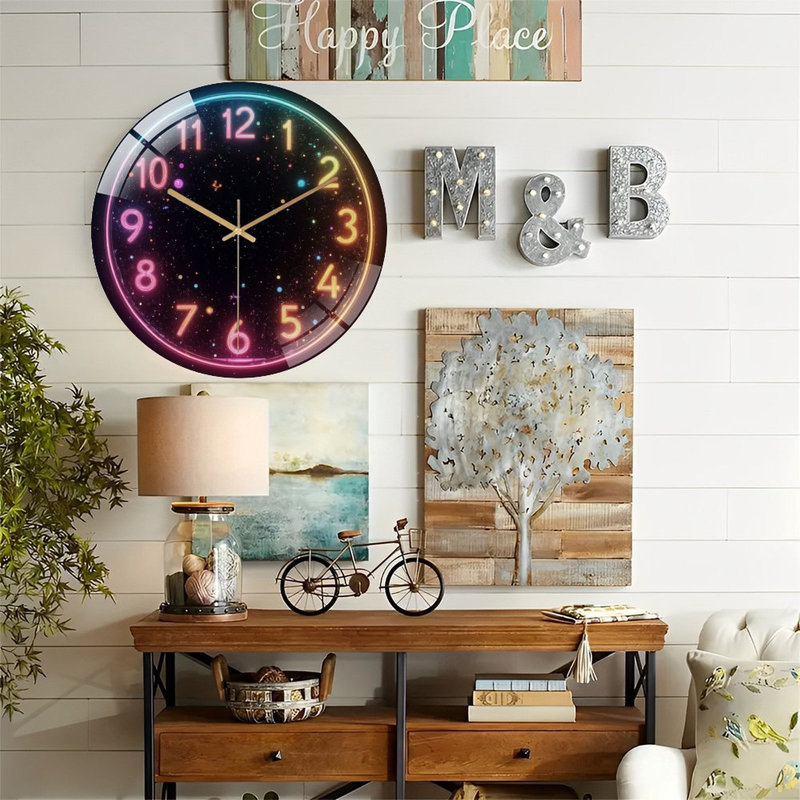 Horloge murale Rainbow