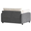 Chaise moderne moderne de 50 po x 43 po, fauteuil en chenille à assise large, canapé avec 2 coussins pour le salon, la structure et le style minimaliste