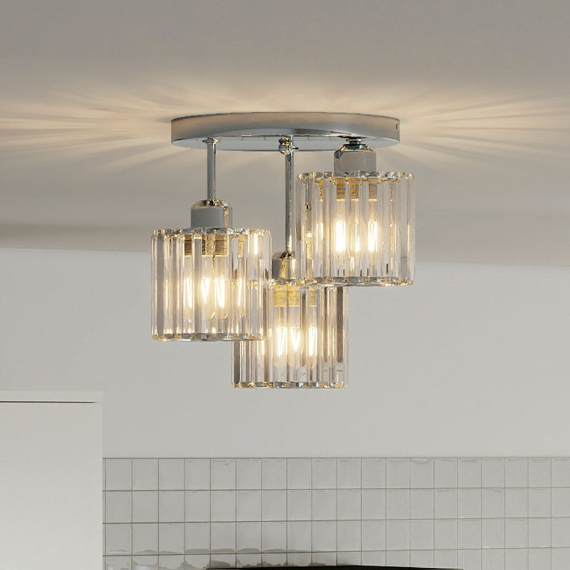 Semi Flush Mount, Chrome