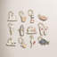 Summer 12-Piece Mini Ornament Set