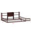 Base de lit avec tablettes de rangement peu encombrantes-800419361