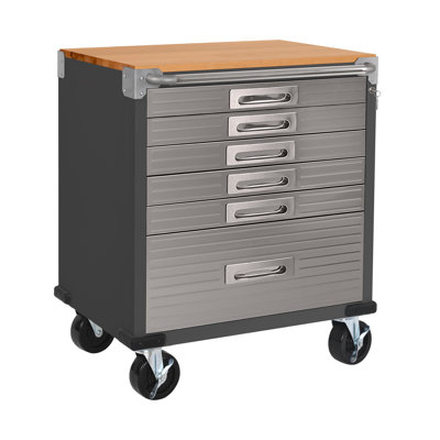 Seville Classics UltraHD 6-Drawer Rolling Cabinet