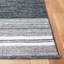 Tapis rayé en laine et coton tissé à la main Ponty-817079503