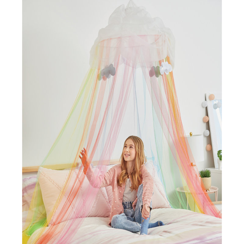 Linen Blend Bed Canopy