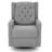 Manual Motion Swivel Glider Recliner With Plush Back And Seat, Perfect For Relaxation And Comfort-583769149