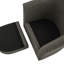 Upholstered Cotton Swivel Barrel Chair-729363277