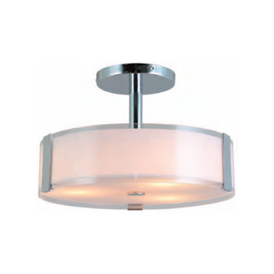 Plafonnier semi-encastré 3 lumières Dariel