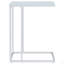 Table d'appoint moderne en chrome