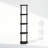 Shamblin 57.7" H x 11.6" W Corner Bookcase-1730236000