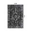 Tapis noir ivoire rétro à médaillon-951764832