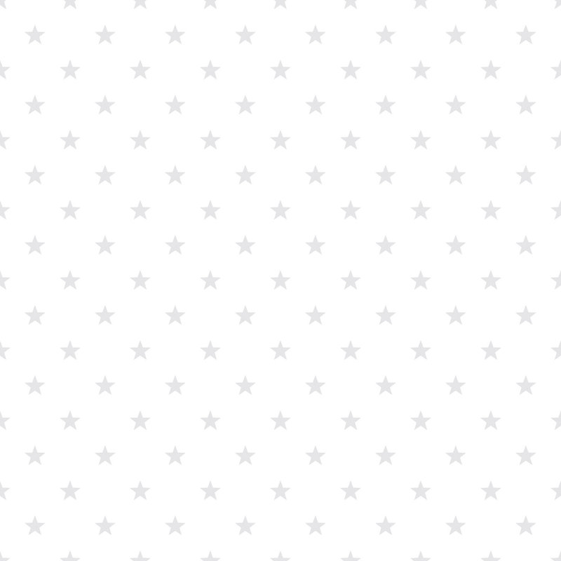 Just 4 Kids 2 Tiny Stars Design 33' L x 21" W Wallpaper Roll, Light Gray/White