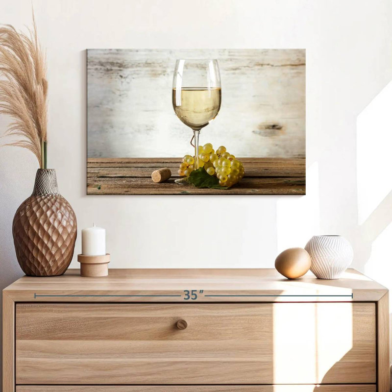 Yarlin White Wine, 16" H x 24" W