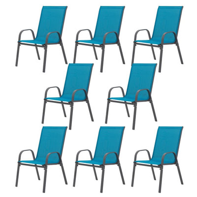 Chaise de camping (ensemble de 8)