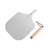 FixtureDisplays Stainless Steel 14'' Pizza Peel