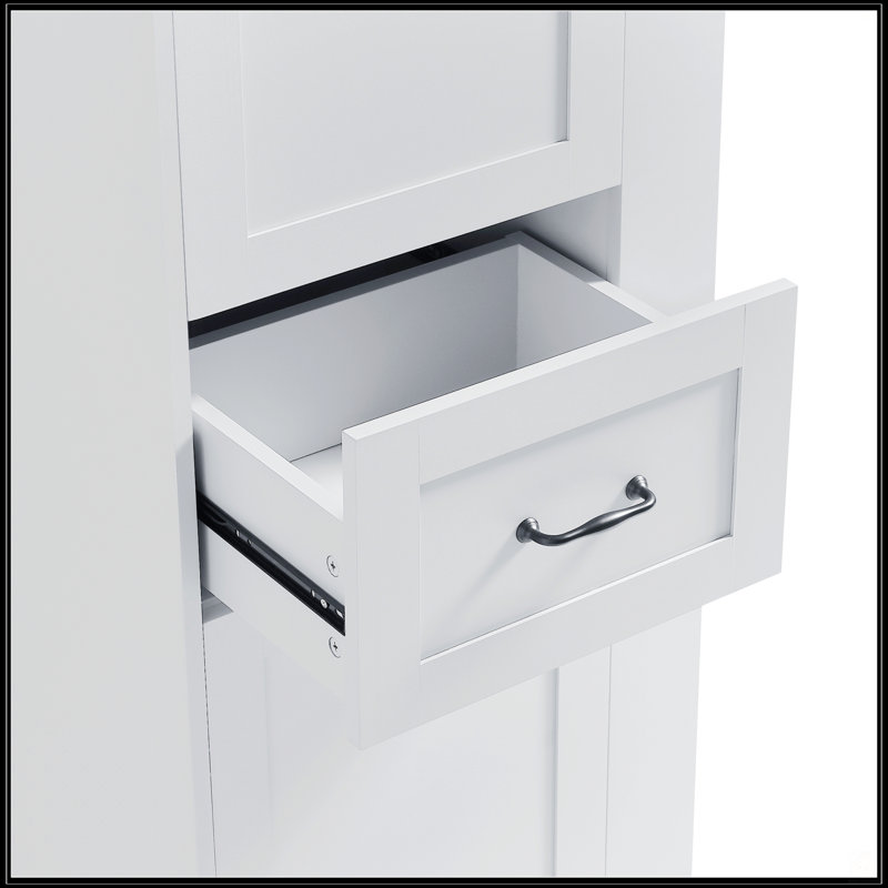Grande armoire de rangement moderne, Gris