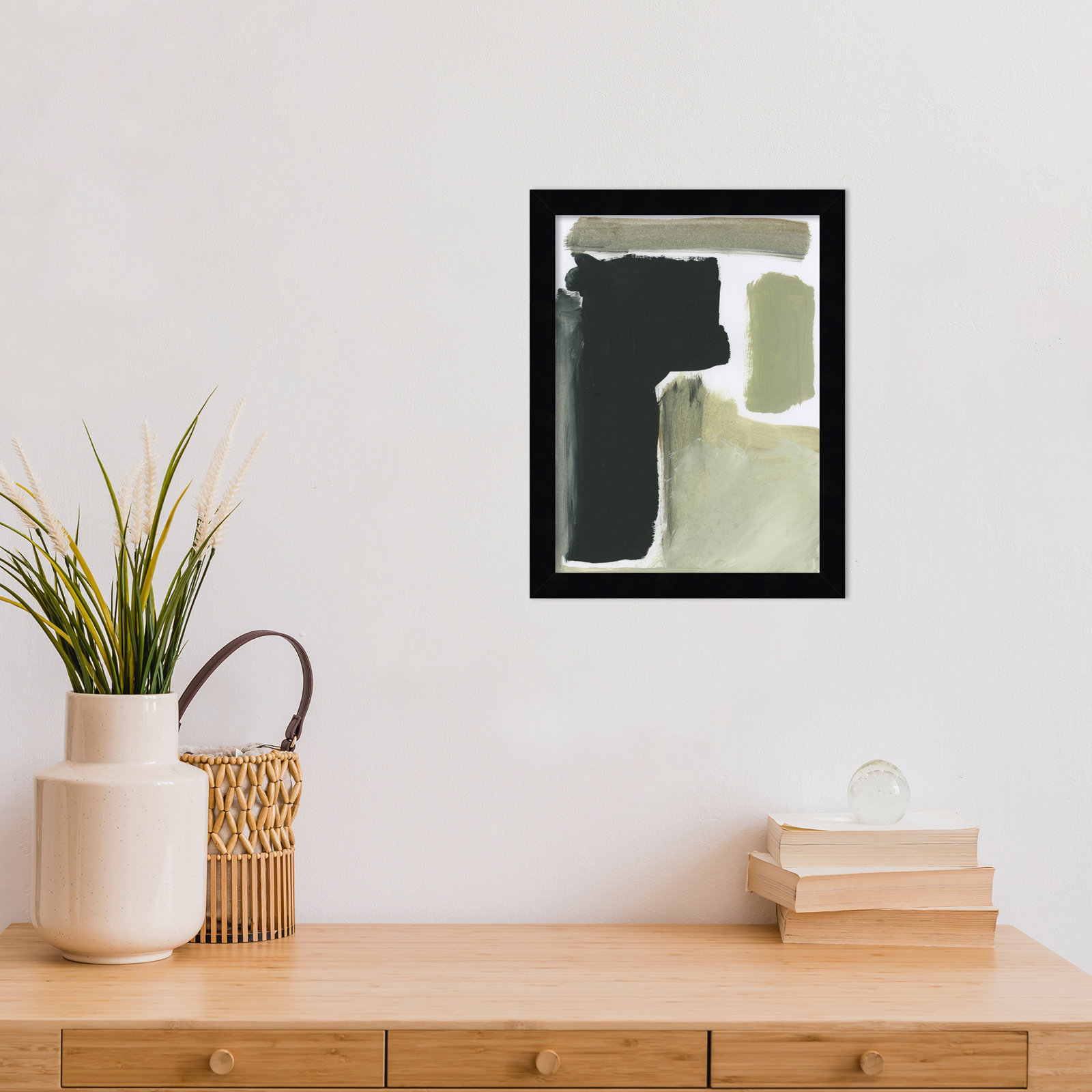 Cleve "Total" Print by Dan Hobday, Black, 13" H x 10" W