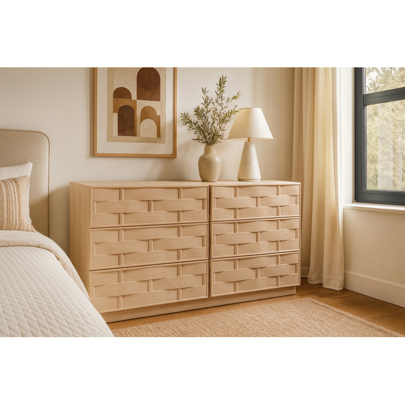 Commode tissée, Naturel