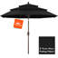 Parasol de patio en oléfine 3 étages 9 pi 9 pi-932715609