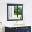 Miroir rectangulaire moderne en bois massif avec cadre H 33 po-1247881752-1247881757