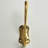 Polished Unlacquered Brass Wall Hook