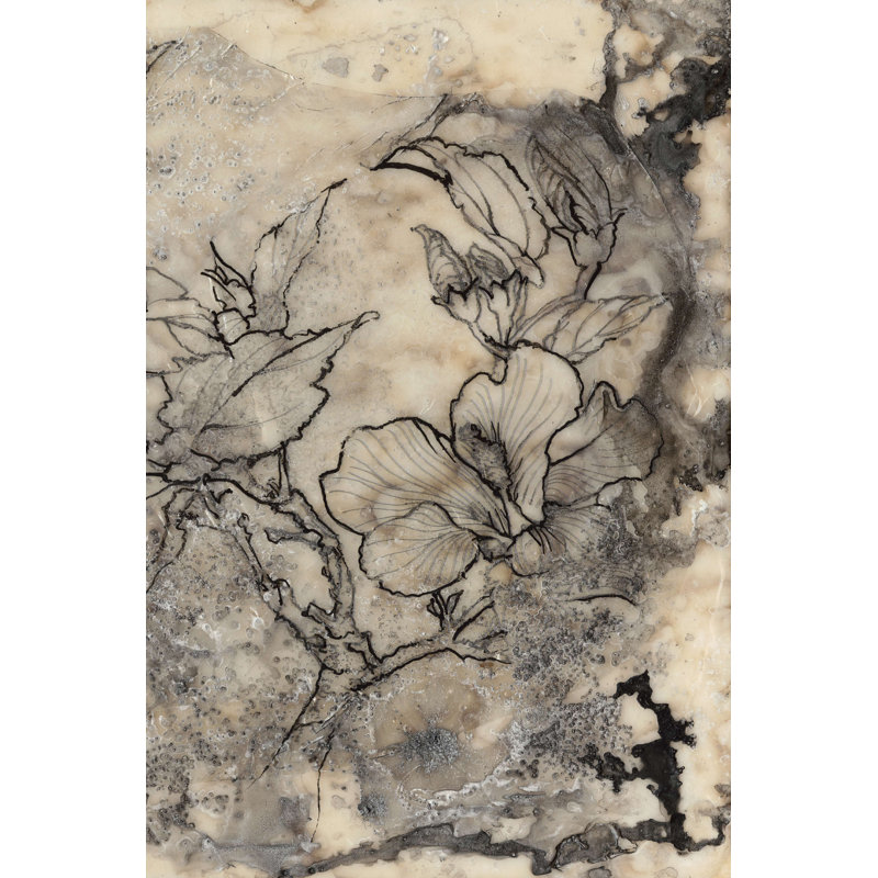 Tatoué floral I, H 12 po x l 8 po