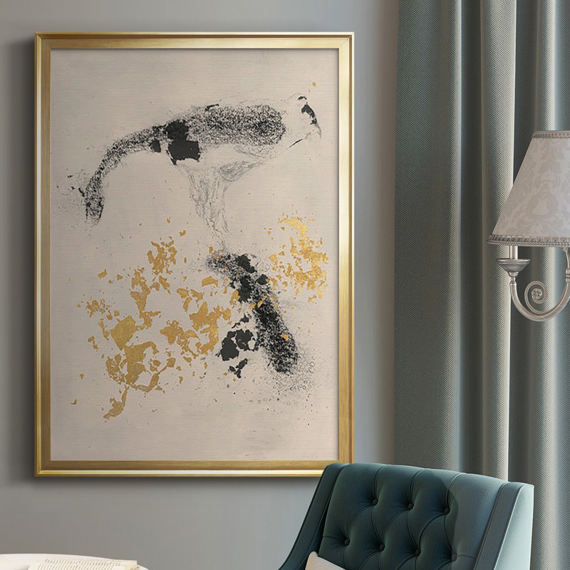 «Charcoal Remnants I», reproduction encadrée de qualité supérieure, prête à être accrochée, H 42,5 po x l 30,5 po x P 1 po