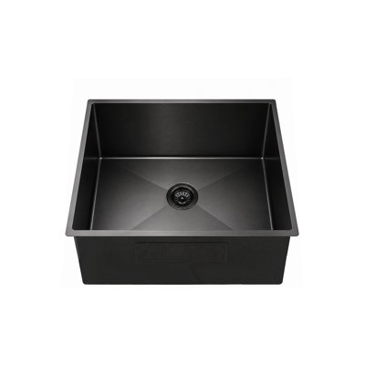 24" Utility Laundry Sink Matt Black