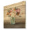 French Cottage Bouquet II Mothers - Impression de chalet sur bois de pin naturel