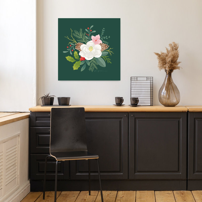 Art contemporain d'hiver Winter Arrangements VI, H 18" x l 18"
