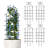 102cm H x 42cm W Metal Lattice Panel Trellis