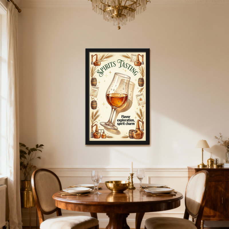 Aliments et boissons, H 18 po x l 12 po, Toile tendue, Ne s’applique pas